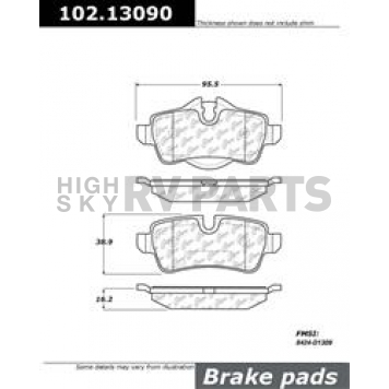 Stop Tech/ Power Slot Brake Pad - 102.13090