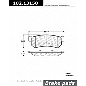 Stop Tech/ Power Slot Brake Pad - 102.13150