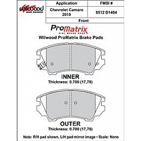 Wilwood Brakes Brake Pad - 150-D1404K