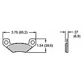 Wilwood Brakes Brake Pad - 150-8990K