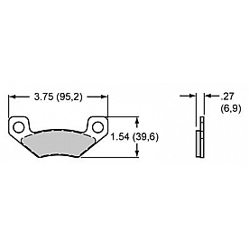 Wilwood Brakes Brake Pad - 150-8990K