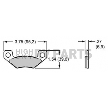 Wilwood Brakes Brake Pad - 150-8990K