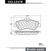 Stop Tech/ Power Slot Brake Pad - 102.13170