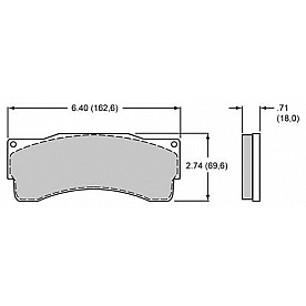 Wilwood Brakes Brake Pad - 150-9411K