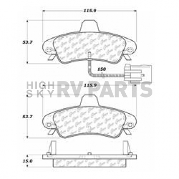 Stop Tech/ Power Slot Brake Pad - 104.08990