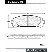 Stop Tech/ Power Slot Brake Pad - 102.13240