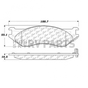 Stop Tech/ Power Slot Brake Pad - 106.07020