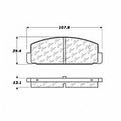 Stop Tech/ Power Slot Brake Pad - 103.03320