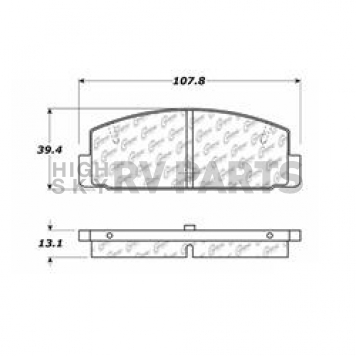 Stop Tech/ Power Slot Brake Pad - 103.03320