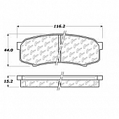 Stop Tech/ Power Slot Brake Pad - 103.06060