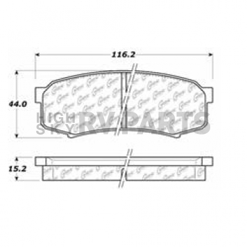 Stop Tech/ Power Slot Brake Pad - 103.06060