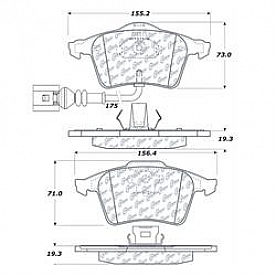 Stop Tech/ Power Slot Brake Pad - 104.09153