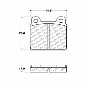 Stop Tech/ Power Slot Brake Pad - 104.00451