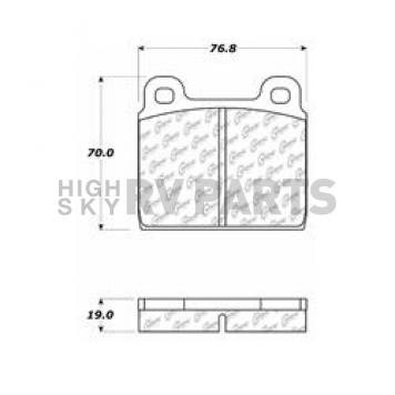 Stop Tech/ Power Slot Brake Pad - 104.00451