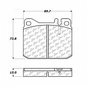 Stop Tech/ Power Slot Brake Pad - 104.01450