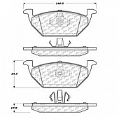 Stop Tech/ Power Slot Brake Pad - 105.10550