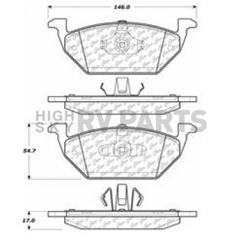 Stop Tech/ Power Slot Brake Pad - 105.10550