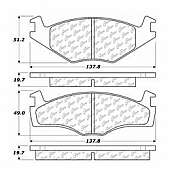 Stop Tech/ Power Slot Brake Pad - 104.02800
