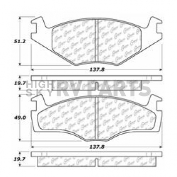 Stop Tech/ Power Slot Brake Pad - 104.02800