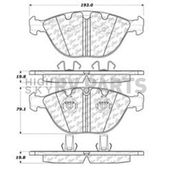 Stop Tech/ Power Slot Brake Pad - 104.11510