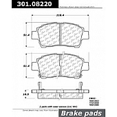 Stop Tech/ Power Slot Brake Pad - 301.08220