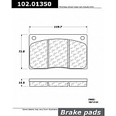 Stop Tech/ Power Slot Brake Pad - 102.01350