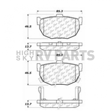Stop Tech/ Power Slot Brake Pad - 106.03230