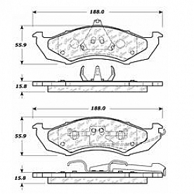 Stop Tech/ Power Slot Brake Pad - 106.04170