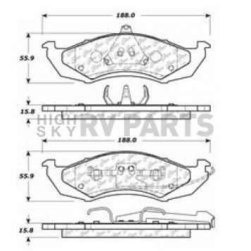 Stop Tech/ Power Slot Brake Pad - 106.04170