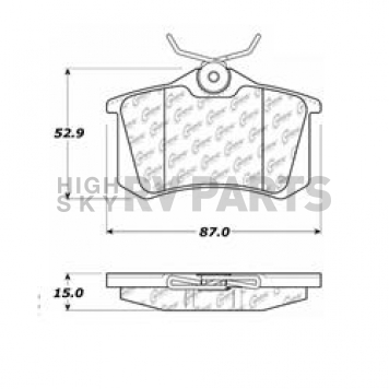 Stop Tech/ Power Slot Brake Pad - 104.03400