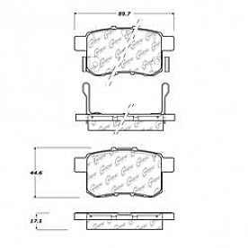 Stop Tech/ Power Slot Brake Pad - 105.14510