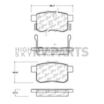 Stop Tech/ Power Slot Brake Pad - 105.14510