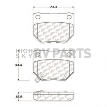 Stop Tech/ Power Slot Brake Pad - 104.04611