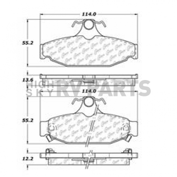 Stop Tech/ Power Slot Brake Pad - 103.04130