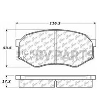 Stop Tech/ Power Slot Brake Pad - 103.04330