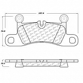 Stop Tech/ Power Slot Brake Pad - 105.14530