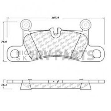 Stop Tech/ Power Slot Brake Pad - 105.14530