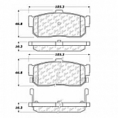 Stop Tech/ Power Slot Brake Pad - 106.05400