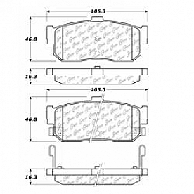 Stop Tech/ Power Slot Brake Pad - 106.05400