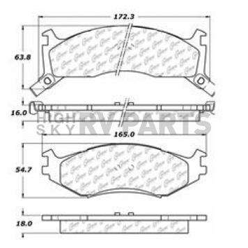 Stop Tech/ Power Slot Brake Pad - 104.05240