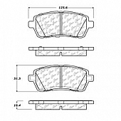 Stop Tech/ Power Slot Brake Pad - 105.14540
