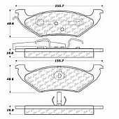 Stop Tech/ Power Slot Brake Pad - 103.06620