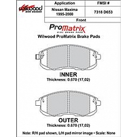 Wilwood Brakes Brake Pad - 150-D0653K