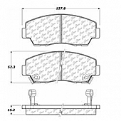 Stop Tech/ Power Slot Brake Pad - 104.05740