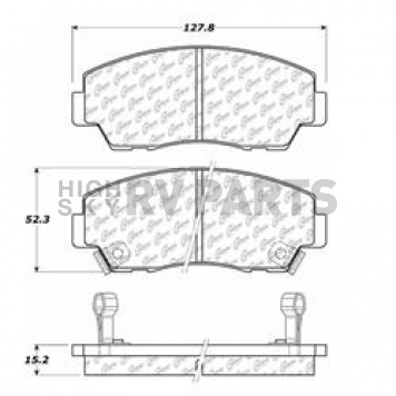 Stop Tech/ Power Slot Brake Pad - 104.05740