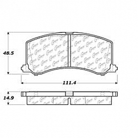 Stop Tech/ Power Slot Brake Pad - 103.06770