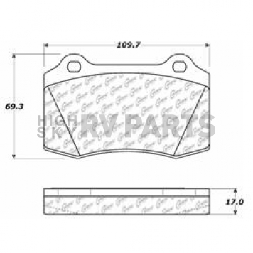 Stop Tech/ Power Slot Brake Pad - 106.05920