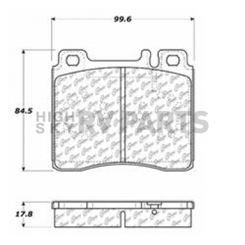 Stop Tech/ Power Slot Brake Pad - 104.05770