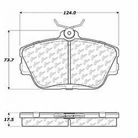 Stop Tech/ Power Slot Brake Pad - 106.05980