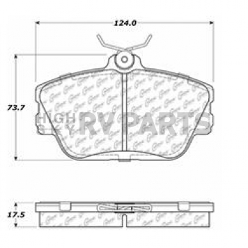 Stop Tech/ Power Slot Brake Pad - 106.05980
